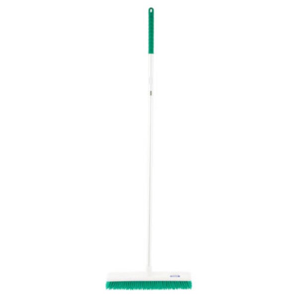 Dosco Hygiene 18in Green Soft Broom with Handle 18 Inch