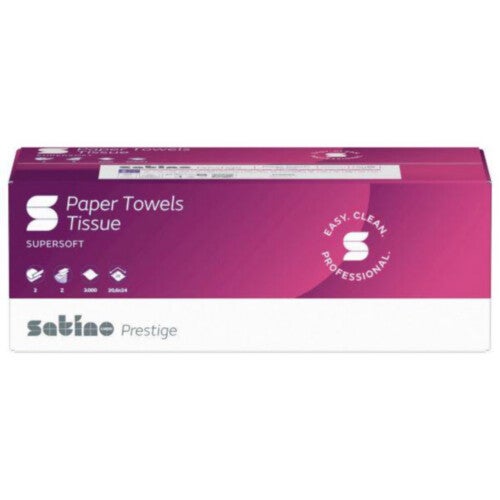 2ply Satino Prestige Zfold Hand Towel 15x200