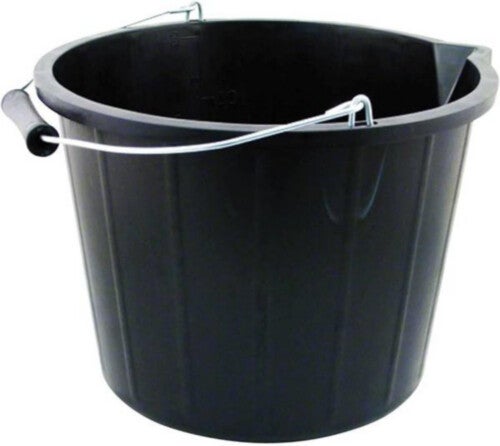 Industrial Black Bucket 15 litre