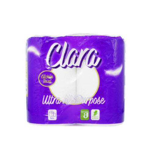 Clara Ultra All Purpose Kitchen Towel 2 Pack