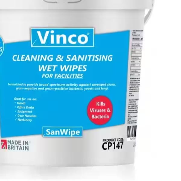 Cleaning & Sanitising Wet Antibacterial Wipes 500 pack