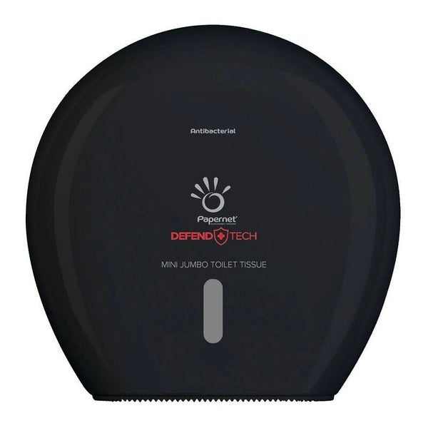 Tech Mini Jumbo Toilet Tissue Black Dispenser