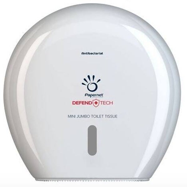 Tech Mini Jumbo Toilet Tissue White Dispenser