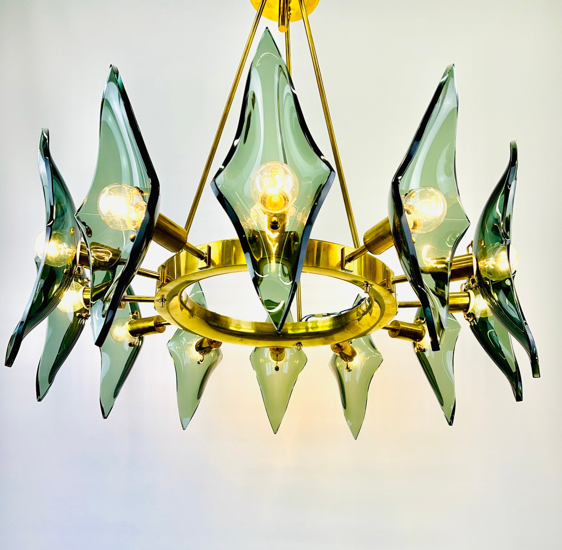 Gino Paroldo - Large Chandelier - 1950s