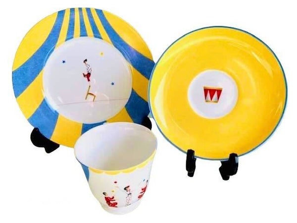 Hermes Porcelain set Circus - Le Funambule a la Chaise & Les Jongleurs