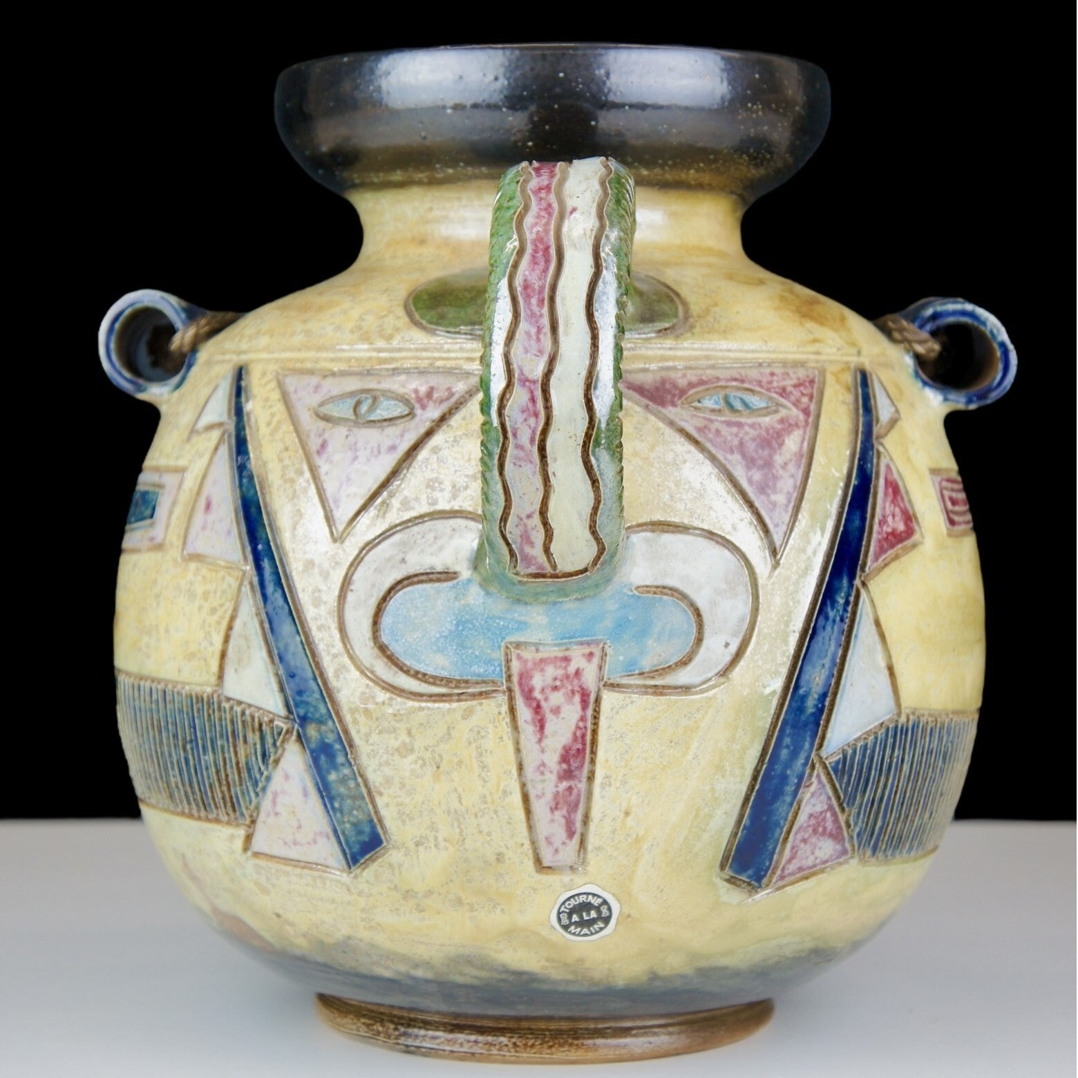Roger Guerin - Armogres Bouffioulx - Azteque Serie - Vase