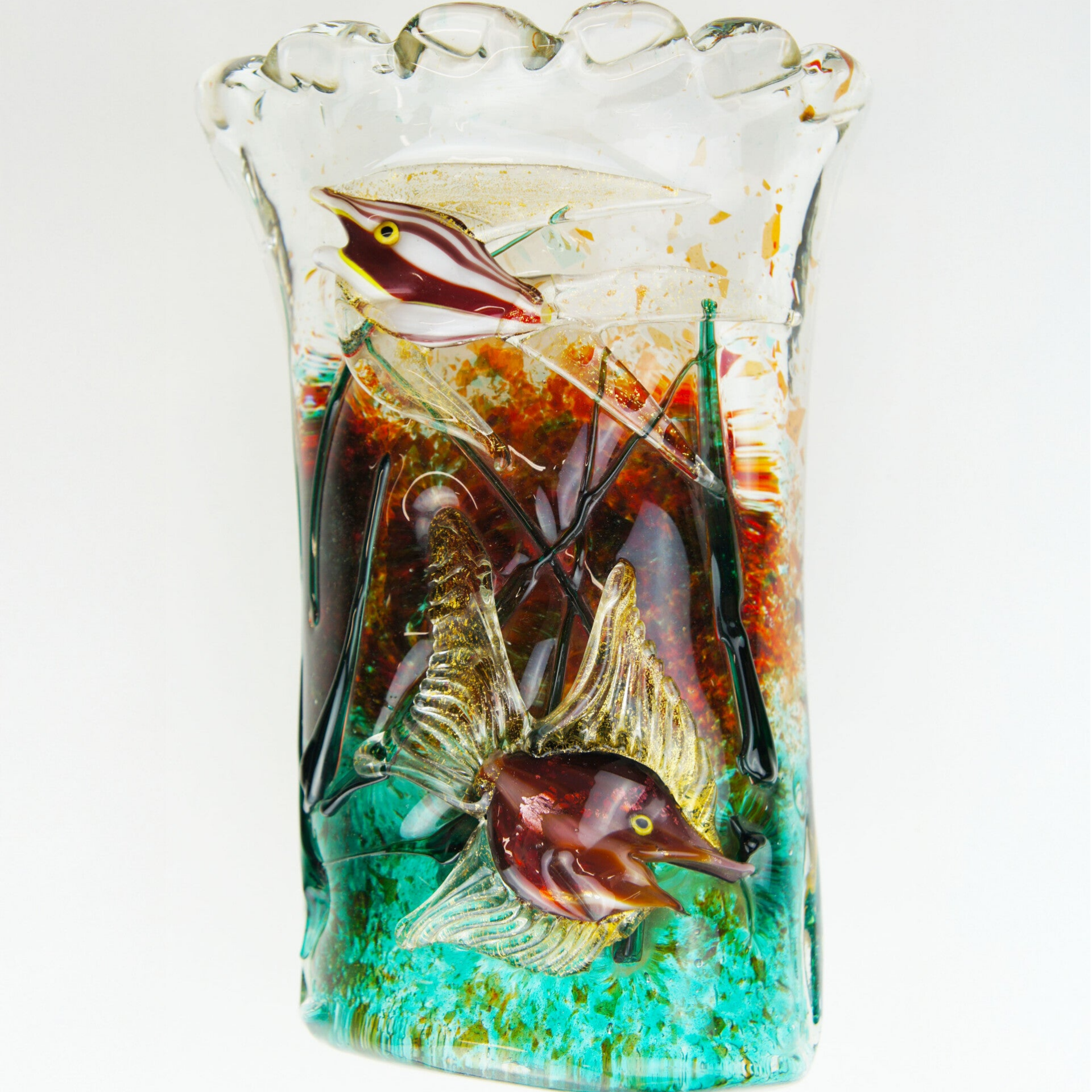 Alfredo Barbini - Murano Aquarium Wall Lamp