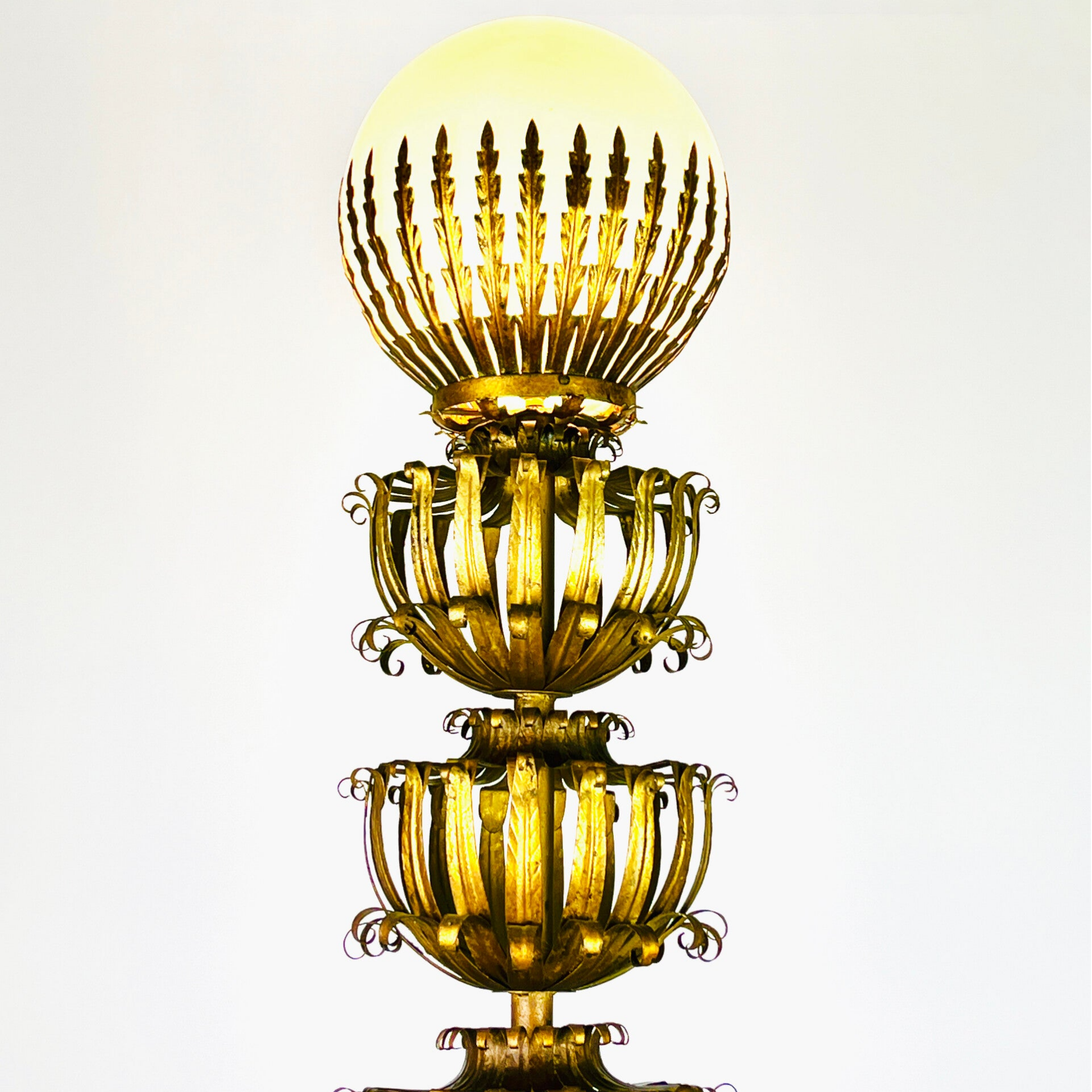 Maison Jansen - Gilded Florentine Floor lamp - 1950s