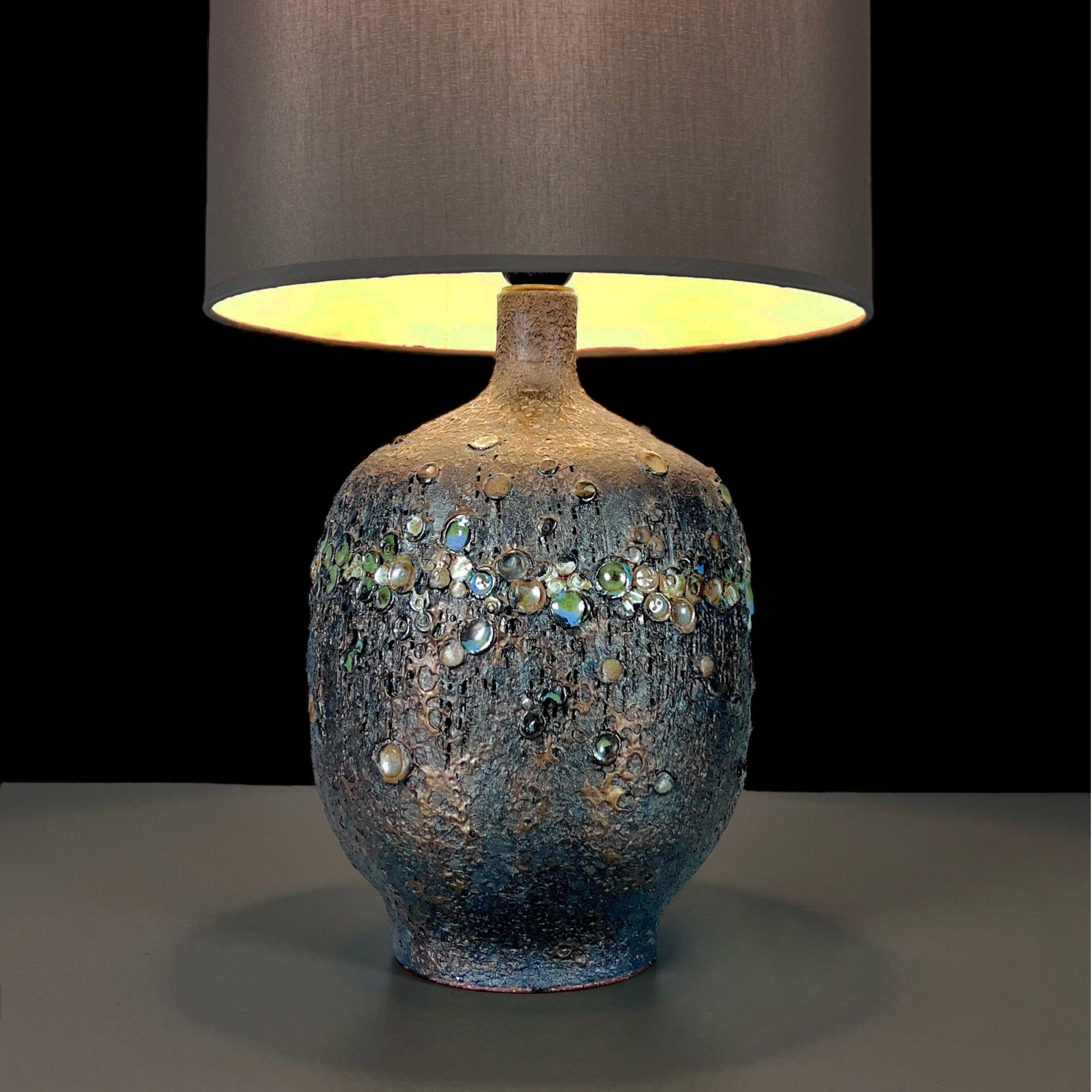 Amphora - Rogier Vandeweghe - Brutalist Tabel Lamp - 60s