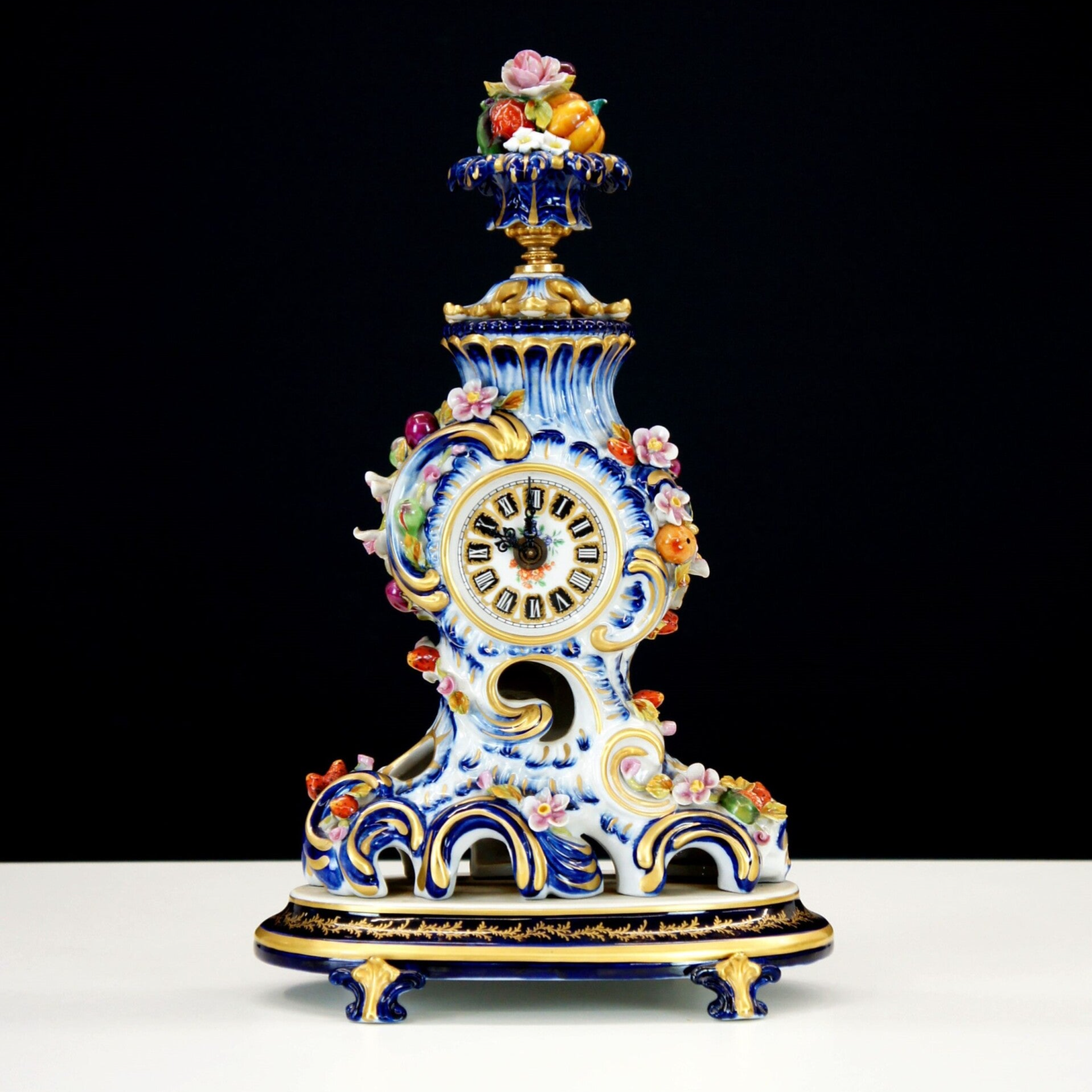 Giulia Mangani - Clock in Rococo Style - 70s