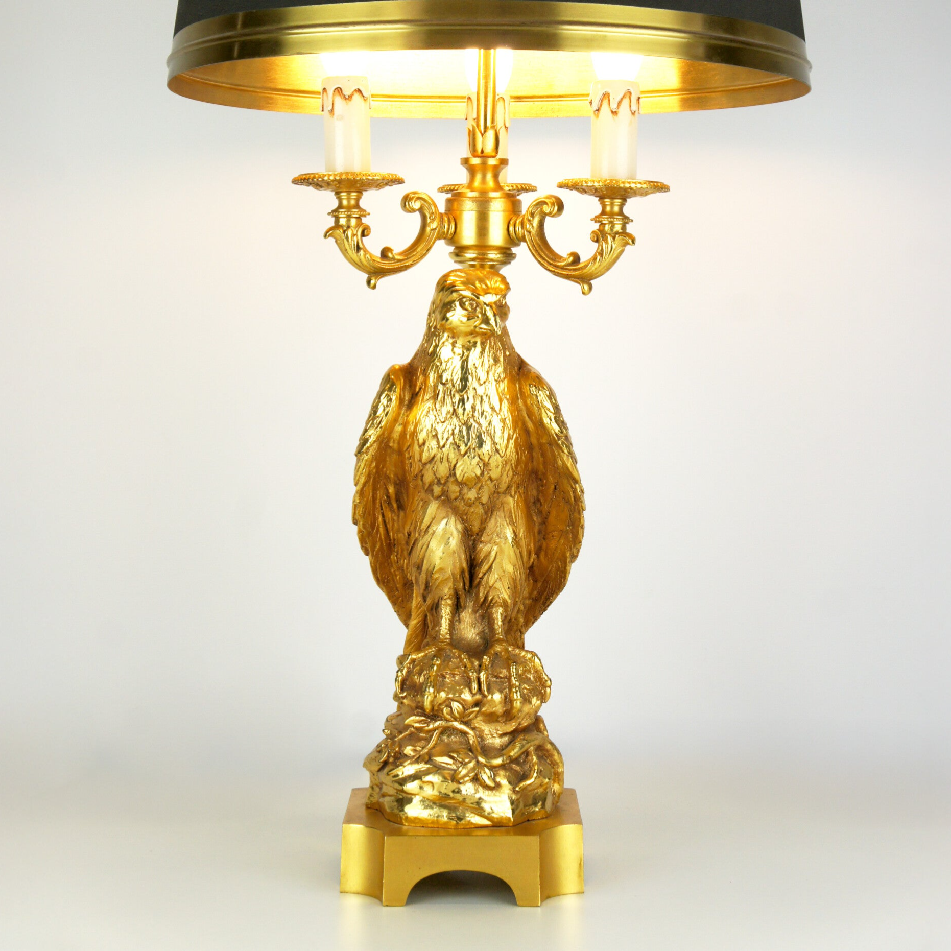 F.B.A.I. Italy - Table Lamp - Large Gilded Eagle