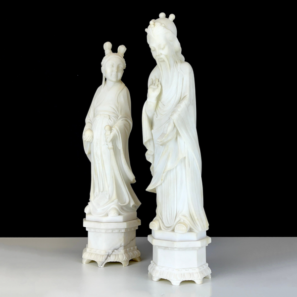 Giuseppe Bessi - Oriental Philosophers - Carved Alabaster