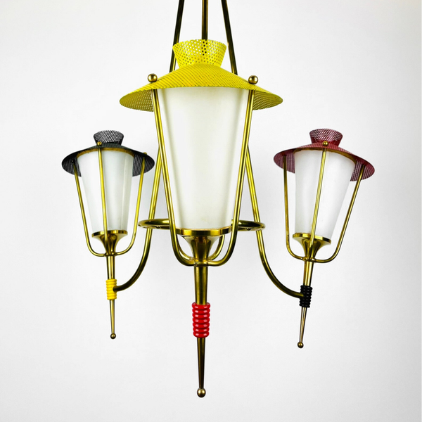 Maison Arlus - Perforated Lantern Shades - 1950s