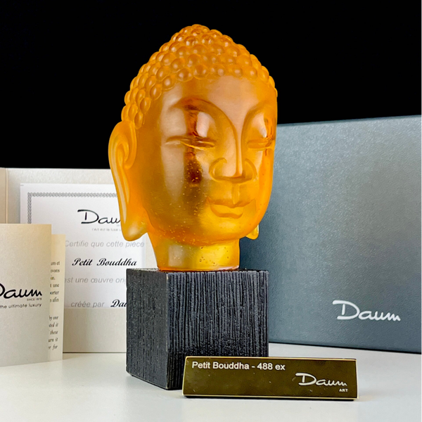Daum Crystal - Petit Bouddha - Limited Edition 200/488 - New