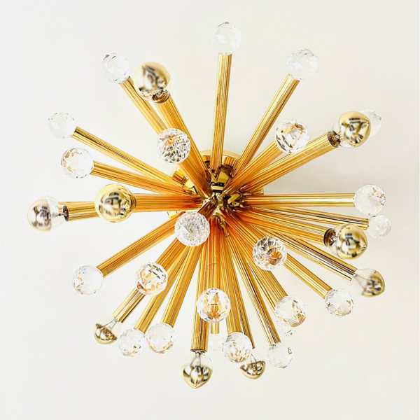 Ernst Palme - Rare Diamond Flush Mount - 60s