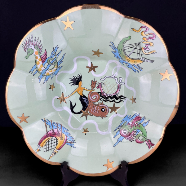 Raymond Chevalier - Mermaid Decor 'Sirene' - D5106 - Boch Frères