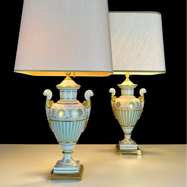 Giulia Mangani - A Couple of Lion Head Table Lamps