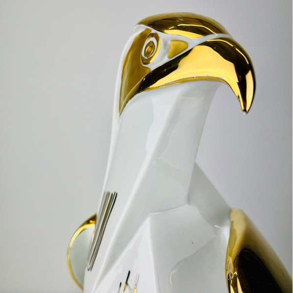 Carpié - Large Porcelain Eagle - Art Deco Style