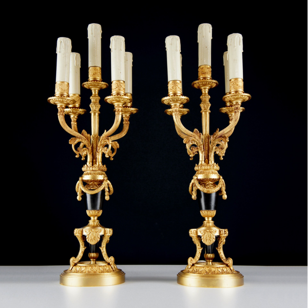 A Pair of Fine French Table Lamp in Louis XVI Style