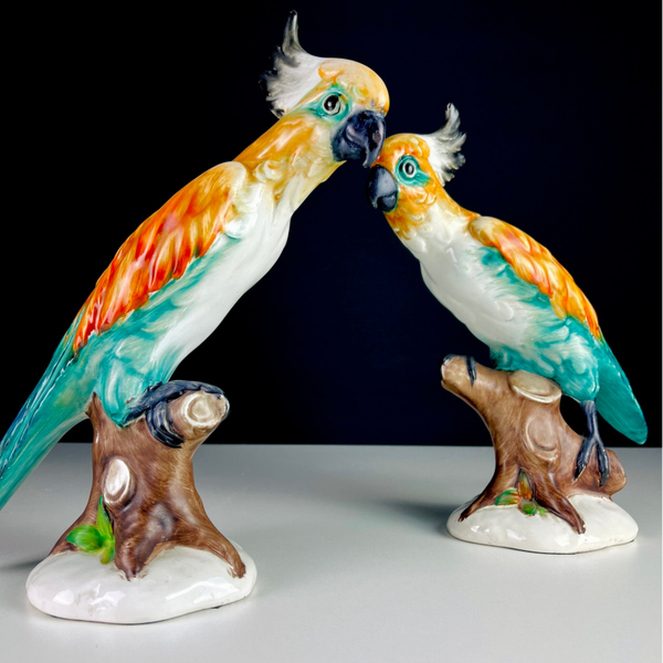 Scat Italy - Pair of Colorful Cockatoos - 60s