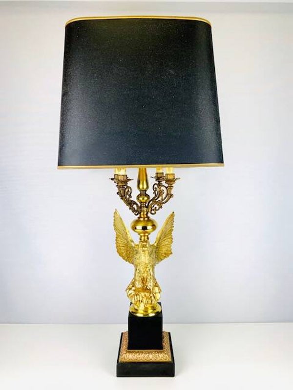 Deknudt - Loevsky & Loevsky - Eagle Table Lamp - 1970s