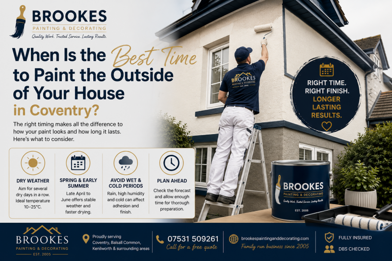 When Is the Best Time to Paint the Outside of Your House in Coventry?