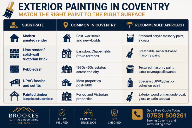Matching Paint System to Substrate