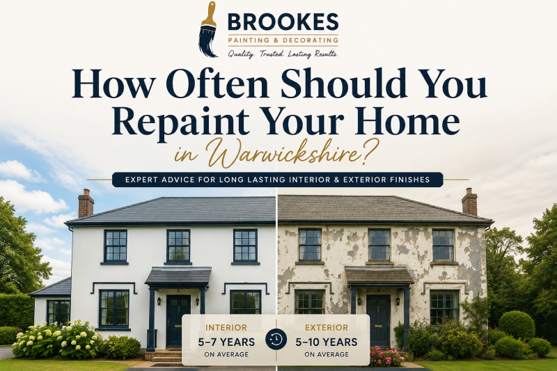 How Often Should You Repaint Your Home in Warwickshire