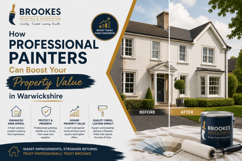 How Professional Painters Can Boost Your Property Value in Warwickshire