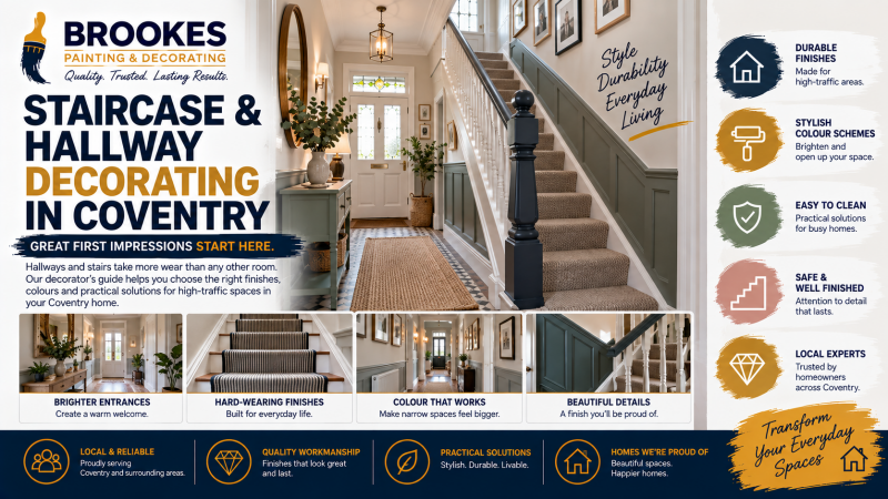Staircase & Hallway Decorating Coventry