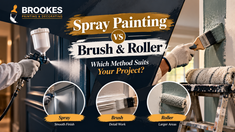 Spray Painting vs Brush & Roller Coventry