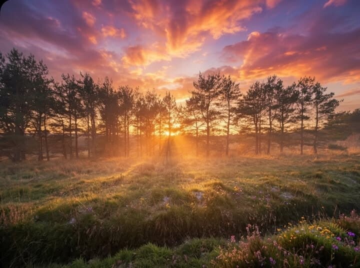sun set