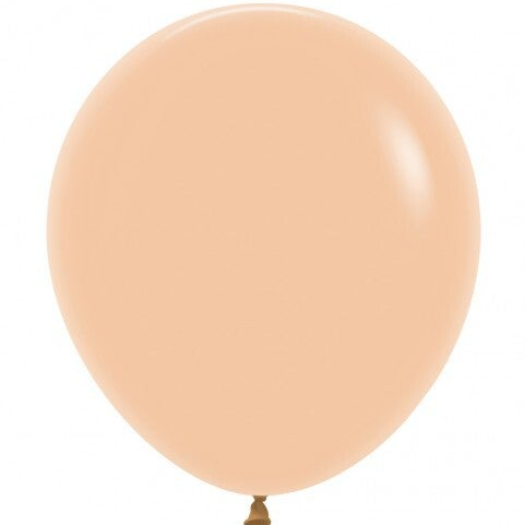 Peach Blush l | Latex Ballon Groot | 45 cm | Helium Ballon | Inclusief Helium en Lintje | Perzik roze Oranje