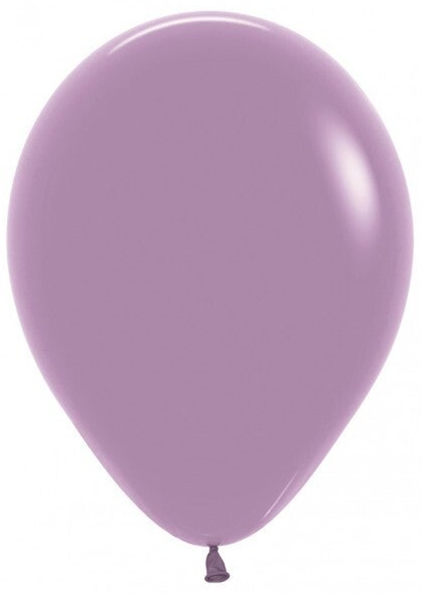 Lavendel Matte Pastel Matte Latex Helium Ballon | Inclusief Helium en Lintje | Lavendel Paars