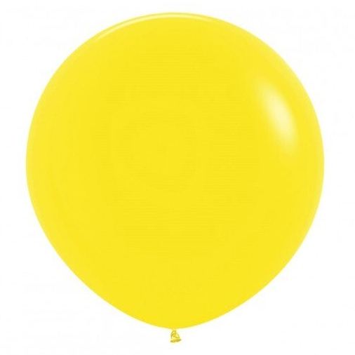 Reuze Ballon | Inclusief Helium en Lint | Latex Fashion | XL 60 cm | Geel