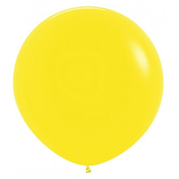 Reuze Ballon | Inclusief Helium en Lint | Latex Fashion | XL 60 cm | Geel