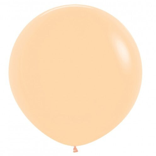 Reuze Ballon | Inclusief Helium en Lint | Latex Fashion | XL 60 cm | Perzik Roze Oranje