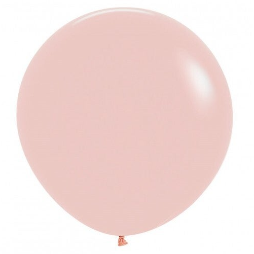 Reuze Ballon | Inclusief Helium en Lint | Latex Fashion | XL 60 cm | Meloen Roze