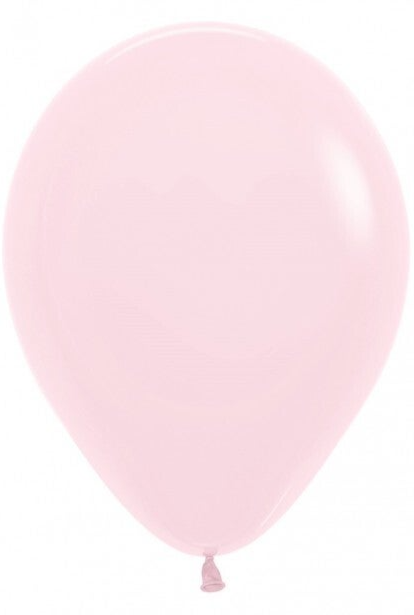 Roze | Dusk Matte Pastel l Matte Latex Helium Ballon | Inclusief Helium en Lintje