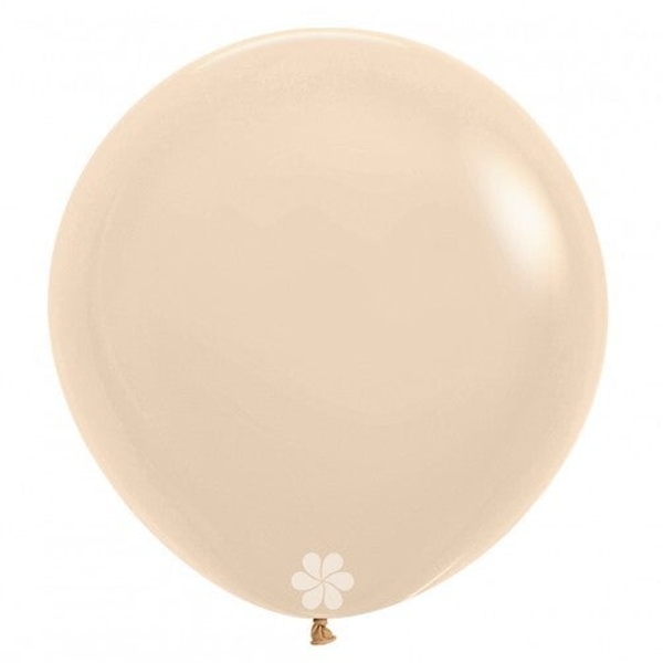 Reuze Ballon | Inclusief Helium en Lint | Latex Fashion | XL 60 cm | Nude Roze