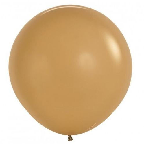 Reuze Ballon | Inclusief Helium en Lint | Latex Fashion | XL 60 cm | Latte Bruin