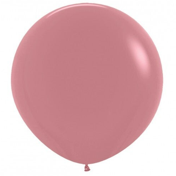 Reuze Ballon | Inclusief Helium en Lint | Latex Fashion| XL 60 cm | Rose Wood Roze