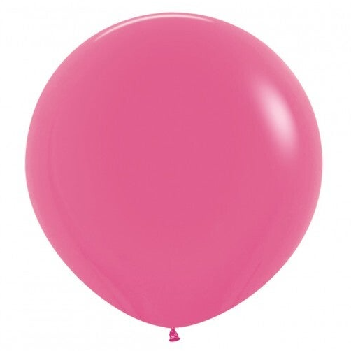 Reuze Ballon | Inclusief Helium en Lint | Latex Fashion | XL 60 cm | Diep Roze