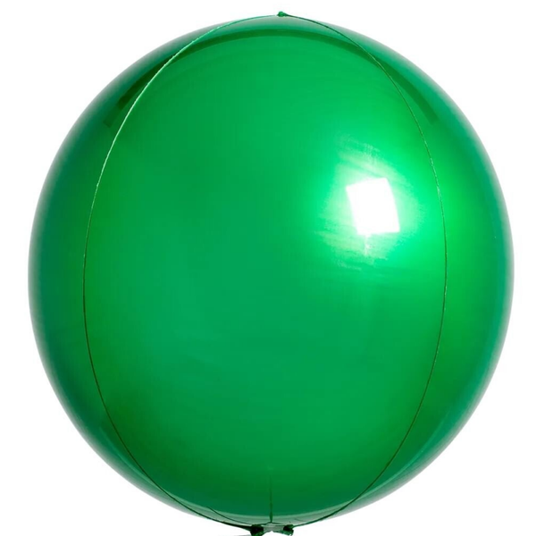 Orbz Groen | Folie Ballon  | Kids | Mixed | Verjaardag | Inclusief Helium en Lint | 38 cm | Groen
