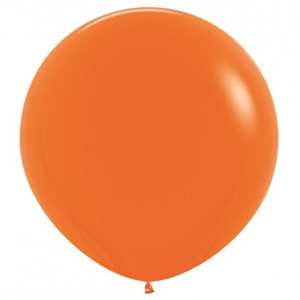 Reuze Ballon | Inclusief Helium en Lint | Latex Fashion | XL 60 cm | Oranje