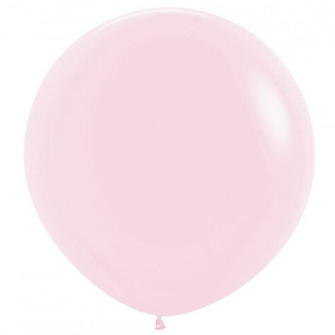 Reuze Ballon | Inclusief Helium en Lint | Latex Fashion | XL 60 cm | Baby Roze
