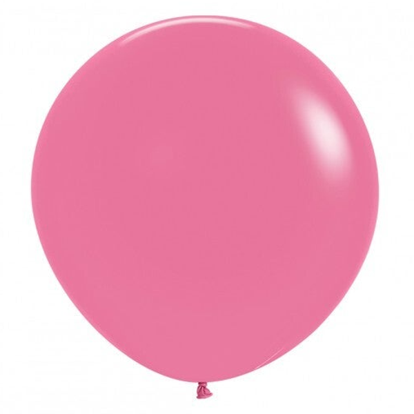 Reuze Ballon | Inclusief Helium en Lint | Latex Fashion | XL 60 cm | Flamingo Roze