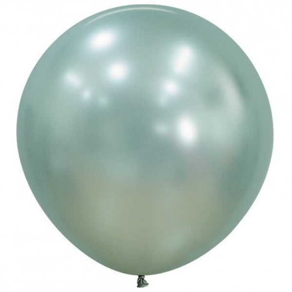 Reuze Ballon | Inclusief Helium en Lint | Latex Silk | XL 60 cm | Mint