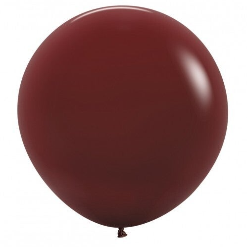 Reuze Ballon | Inclusief Helium en Lint | Latex Fashion | XL 60 cm | Merlot Rood