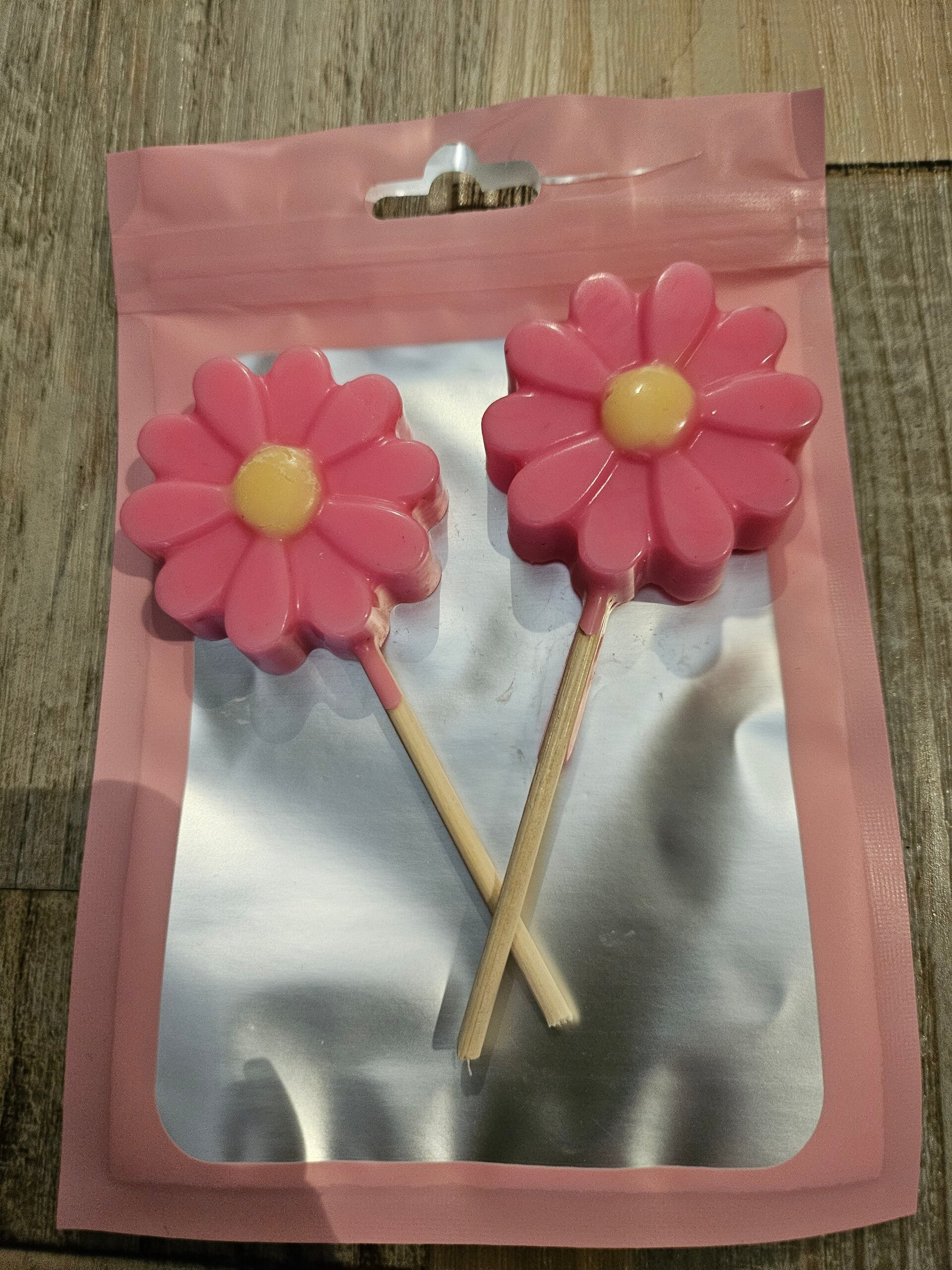 Fondants "Sucettes fleurs"